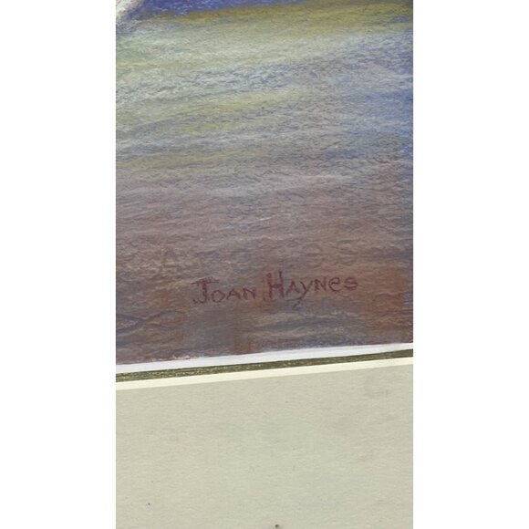 Joan Haynes Framed Still Life Pastel Painting Of Lemons & Grapes Glass Bowl READ - Picture 8 of 11